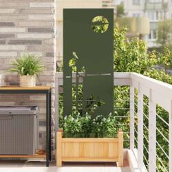 vidaXL Panou Decorativ de Gradina Olivengrønn 50 x 140 cm GartenMobel Dekor (876318)