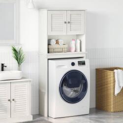 vidaXL Dulap pentru masina de spalat cu raft VIGO Alb si Alb Antic GartenMobel Dekor (4019130)