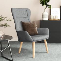 vidaXL Scaun de relaxare, gri deschis, material textil GartenMobel Dekor (341394)