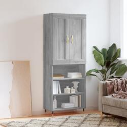 vidaXL Dulap înalt, gri sonoma, 69, 5x34x180 cm, lemn compozit GartenMobel Dekor (3200055) Comoda