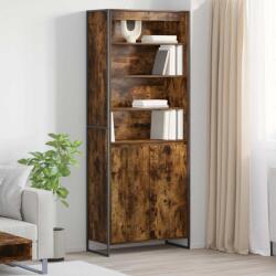 vidaXL Dulapuri Inalte Stejar fumuriu 79 x 36 x 200 cm Lemn compozit GartenMobel Dekor (3403042) Comoda