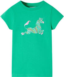 vidaXL Tricou pentru copii, verde, 140 GartenMobel Dekor (11063)