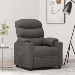 vidaXL Fotoliu rabatabil, gri închis, material textil GartenMobel Dekor (348071)