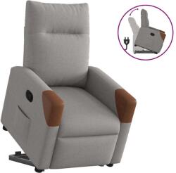 vidaXL Fotoliu rabatabil cu ridicare pe verticala, gri taupe, textil GartenMobel Dekor (3324011)