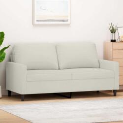vidaXL Canapea cu 2 locuri, crem, 140 cm, catifea GartenMobel Dekor (359207) Canapea