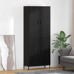 vidaXL Bufet Pe perete Stejar Negru 69, 5 x 34 x 180 cm Lemn compozit GartenMobel Dekor (3416130) Comoda