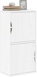 vidaXL Dulap lateral „ODDA alb 40x24x79 cm, lemn masiv de pin GartenMobel Dekor (4103592) Comoda