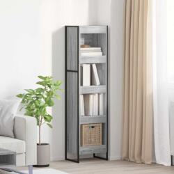 vidaXL Dulap pentru carti Gri Sonoma 80 x 30 x 155 cm Lemn compozit GartenMobel Dekor (886375) Biblioteca