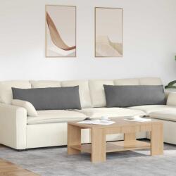 vidaXL Perne pentru canapea 2 pcs Gri închis 120 x 40 cm tesatura GartenMobel Dekor (42013813)