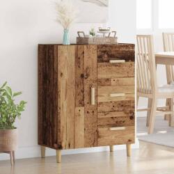 vidaXL Bufet cu sertar Lemn vechi 34 x 69.5 x 90 cm Lemn compozit GartenMobel Dekor (880652) Comoda
