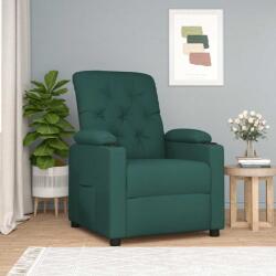 vidaXL Fotoliu rabatabil, verde închis, material textil GartenMobel Dekor (339108)