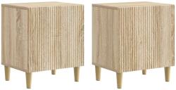 vidaXL Set 2 noptiere dormitor stejar sonoma, 43 x 34, 5 x 50 cm (894570)