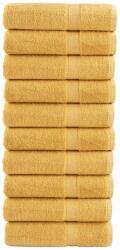 vidaXL Prosoape de baie premium SOLUND 10 buc auriu 100x150cm 600gsm GartenMobel Dekor (137289) Prosop