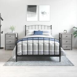 vidaXL Noptiere, 2 buc. , gri sonoma, 40x36x60 cm, lemn compozit GartenMobel Dekor (826000)