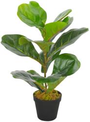 vidaXL Planta artificiala ficus cu ghiveci, verde, 45 cm GartenMobel Dekor (280171)