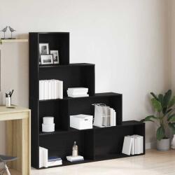 vidaXL Dulap pentru carti Stejar Negru 155 x 24 x 160 cm Lemn compozit GartenMobel Dekor (862441) Biblioteca