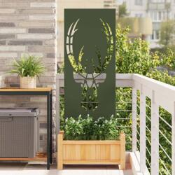 vidaXL Panou Decorativ de Gradina Olivengrønn 50 x 140 cm GartenMobel Dekor (876332)