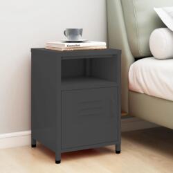 vidaXL Noptiera, antracit, 35x35x51 cm otel GartenMobel Dekor (336222)