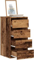 vidaXL Dulap colt cu sertare lemn vechi 40x41x76 cm lemn prelucrat GartenMobel Dekor (852868) Comoda