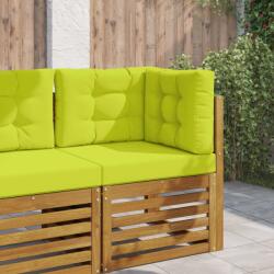 vidaXL Perna pentru canapea de exterior 3 pcs Verde Poliester GartenMobel Dekor (900766)