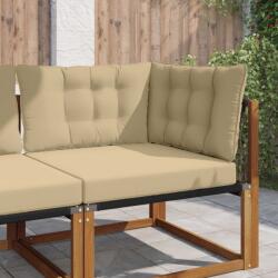 vidaXL Perna pentru canapea de exterior 3 pcs Bej Poliester GartenMobel Dekor (900917)
