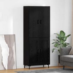 vidaXL Bufet Pe perete Stejar Negru 69, 5 x 34 x 180 cm Lemn compozit GartenMobel Dekor (3416090) Comoda