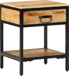 vidaXL Noptiera Maro 40 x 35 x 50 cm Lemn de mango masiv si metal GartenMobel Dekor (374088)