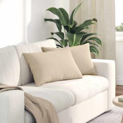 vidaXL Perne pentru canapea 2 pcs Crem 60 x 40 cm tesatura GartenMobel Dekor (42013686)