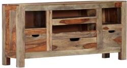 vidaXL Servanta, gri, 100x30x50 cm, lemn masiv de acacia GartenMobel Dekor (247751) Comoda