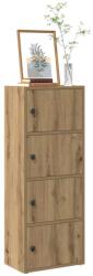 vidaXL Biblioteca, stejar artizanal, 40x24x102 cm, lemn prelucrat GartenMobel Dekor (860381) Biblioteca