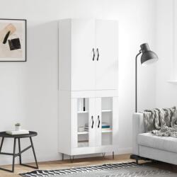 vidaXL Dulap înalt, alb, 69, 5x34x180 cm, lemn compozit GartenMobel Dekor (3198065) Comoda