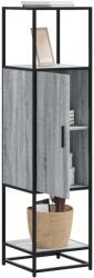 vidaXL Dulap nalt gri Sonoma 35, 5x35x139 cm lemn prelucrat GartenMobel Dekor (849037) Comoda