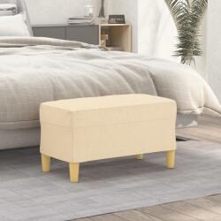 vidaXL Banca, crem, 70x35x41 cm, textil GartenMobel Dekor (349369)