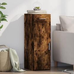 vidaXL Dulap, stejar fumuriu, 30x42, 5x93 cm, lemn prelucrat GartenMobel Dekor (846275) Comoda