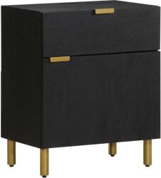 vidaXL Noptiera, negru, 50x33x60 cm, lemn prelucrat GartenMobel Dekor (4017656)
