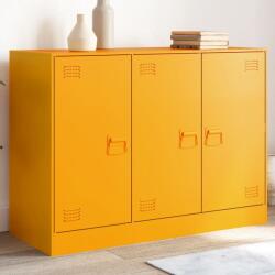 vidaXL Noptiera, galben mustar, 99x39x73 cm otel GartenMobel Dekor (841724) Comoda