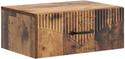 vidaXL Noptiera suspendata din lemn vechi, cu sertar, 49 x 34, 5 x 20 cm (898971)