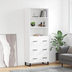 vidaXL Dulap înalt, alb, 69, 5x34x180 cm, lemn compozit GartenMobel Dekor (3189405) Comoda