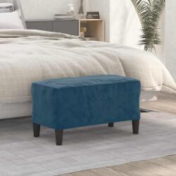 vidaXL Banca, albastru, 70x35x41 cm, catifea GartenMobel Dekor (349406)