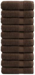 vidaXL Prosoape de maini premium SOLUND 10 buc maro 50x100cm 600gsm GartenMobel Dekor (137235) Prosop