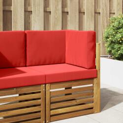 vidaXL Perna pentru canapea de exterior 3 pcs Rosu Poliester GartenMobel Dekor (900750)