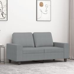 vidaXL Canapea cu 2 locuri, gri deschis, 120 cm, material textil GartenMobel Dekor (359383) Canapea