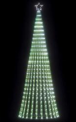vidaXL Pom de Craciun LED 475 LED-uri Alb Rece 247 cm GartenMobel Dekor (4016397)