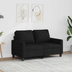 vidaXL Canapea cu 2 locuri, negru, 120 cm, material textil GartenMobel Dekor (359159) Canapea