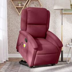 vidaXL Fotoliu rabatabil cu ridicare, rosu vin, material textil GartenMobel Dekor (3204167)