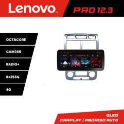 Lenovo Navigatie Android Kia Sportage 2005-2007 Lenovo PRO 12.3 QLED 8+256GB 4G (KIT-0023+PRO-12.3-8+256)
