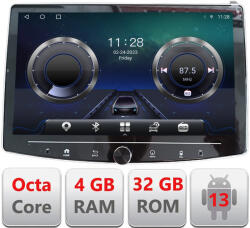 Edotec Navigatie auto universala 1DIN cu ecran 10 inch, Android, 4G si GPS (EDT-E402)