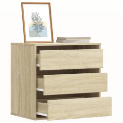 vidaXL Dulap colt cu sertare stejar sonoma 60x41x58 cm lemn prelucrat GartenMobel Dekor (852845) Comoda