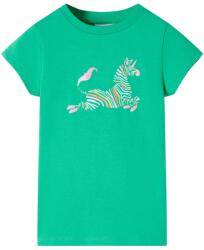 vidaXL Tricou pentru copii, verde, 128 GartenMobel Dekor (11062)