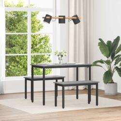 vidaXL banca Gri Sonoma 80 x 35 x 45 cm Lemn compozit GartenMobel Dekor (892593)